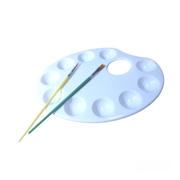 PALETA PARA PINTAR PLASTICA CHICA