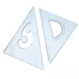 JUEGO SETX2 ESCUADRAS DE 35CM