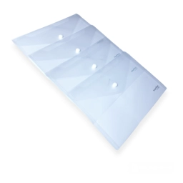 SOBRE PORTADOC. A5 YIL 6302 TRANSPARENTE LISO PACK X12