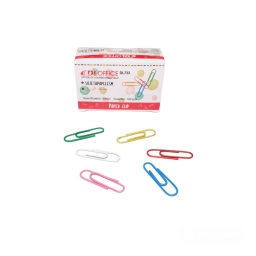 CLIP COLORES 33MM CAJA X100